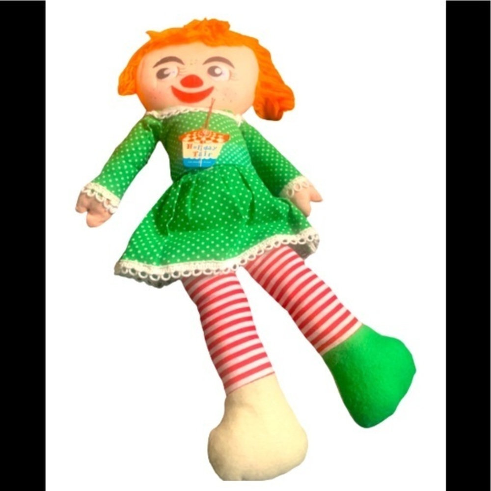 1965 vintage Lullabye Lane Happy Face, Sad Face 14"